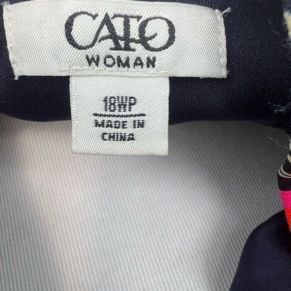 ****Cato Women’s plus Size Multicolored Knitted Asymmetric Dress 18WP (P) - Picture 7 of 7